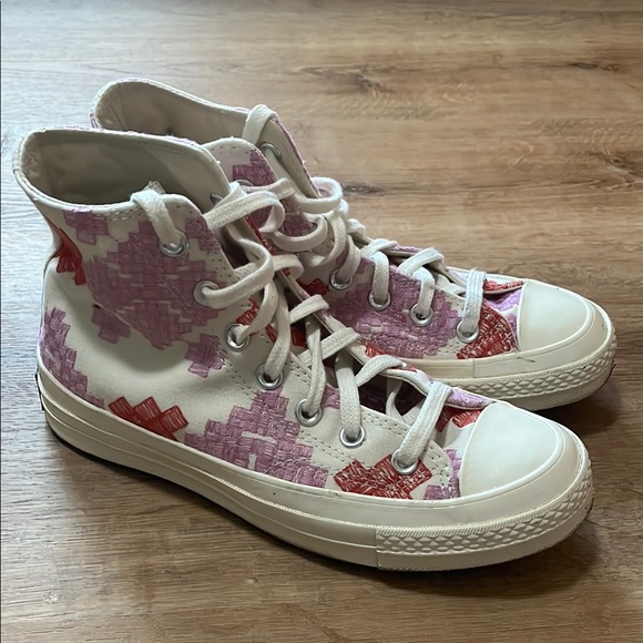 Converse Chuck 70 Hi A02183C Womens Beyond Pink/Cream Athletic Shoes Size US 7 - Picture 1 of 7